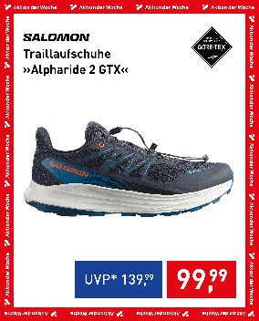 Salomon Traillaufschuhe »Alpharide 2 GTX«, Aktion der Woche für € 99,99 statt € 139,99