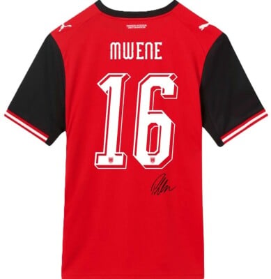 Phillipp Mwene Matchworn Trikot 31.3.26