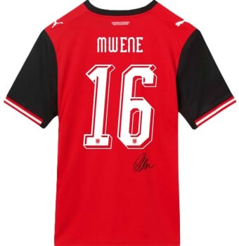 Phillipp Mwene Matchworn Trikot 31.3.26