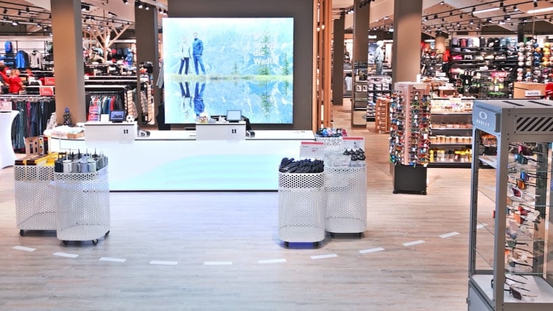 Innenansicht von INTERSPORT Pötscher Mauthausen.
