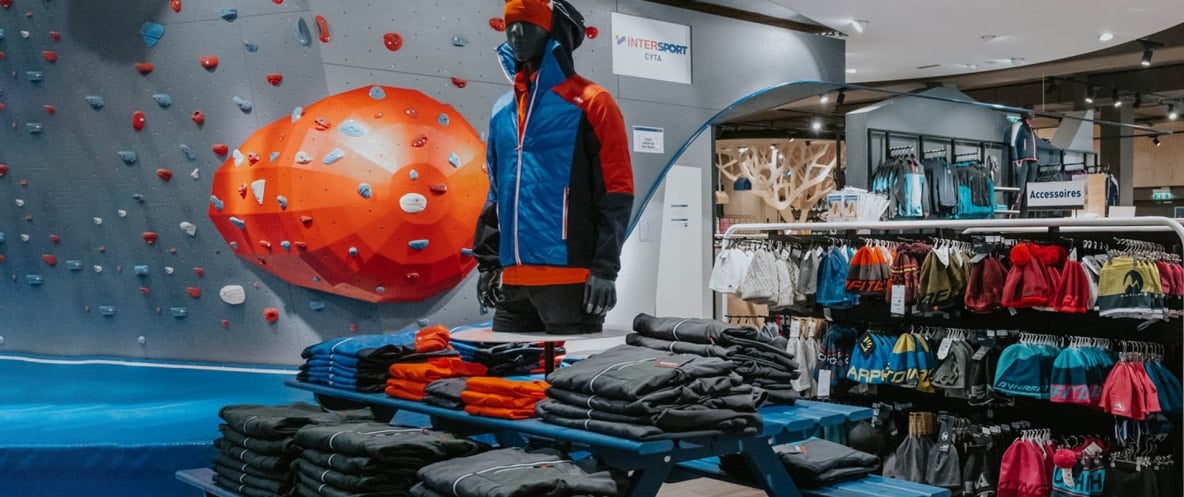 INTERSPORT Cyta Völs – Kletterwand