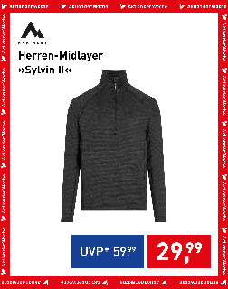 McKINLEY Herren-Midlayer »Sylvin II« in Schwarz, Aktion der Woche für € 29,99 statt € 59,99