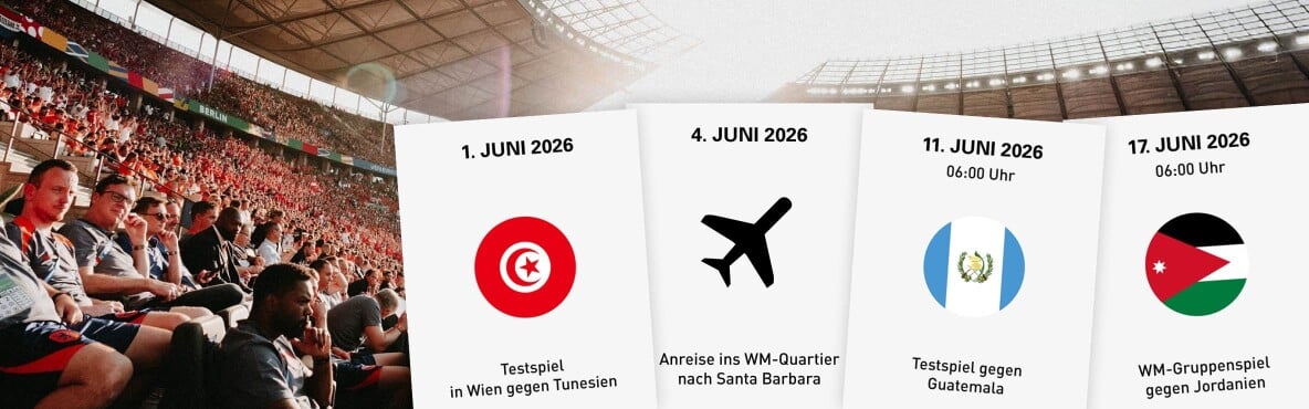 WM Fahrplan 2026