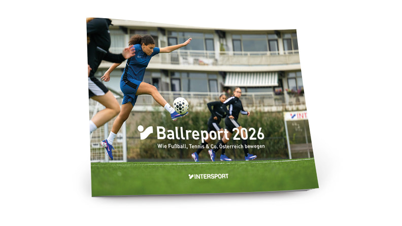 Titelseite des INTERSPORT Ballreports 2026