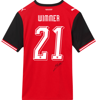 Patrick Wimmer Matchworn Trikot
