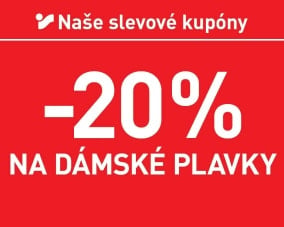 Kuponová knížka -20% sleva na dámské plavky.