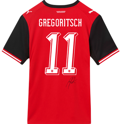 Michael Gregoritsch Matchworn Trikot (AUT-ARG) - Zusatzauktion