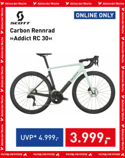 Scott Addict RC 30 Carbon-Rennrad in Hellgrün und Schwarz im exklusiven Online-Angebot