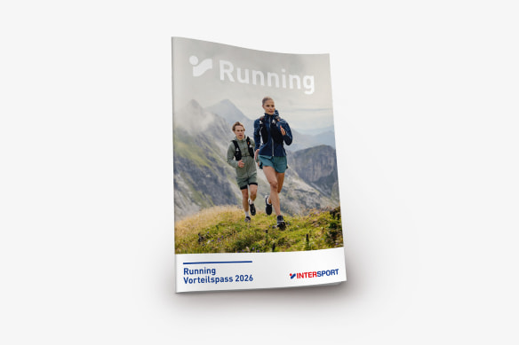 Die Titelseite des Running-Vorteilspass.