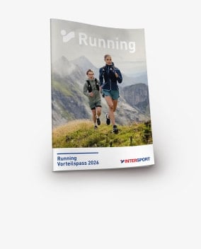 Die Titelseite des Running-Vorteilspass.