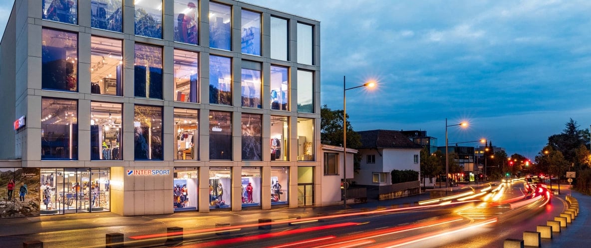 INTERSPORT Fischer Dornbirn – Außenansicht