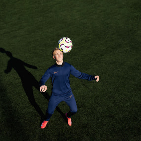 Fußballspieler im Spiel