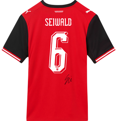 Nicolas Seiwald Matchworn Trikot (AUT-ISR)