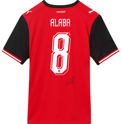 David Alaba Matchworn Trikot (AUT-ALG) - Zusatzauktion David Alaba Matchworn Trikot (AUT-ALG) - Zusatzauktion