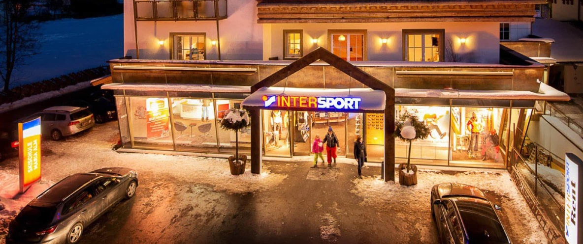 Der INTERSPORT Shop Maria Alm Dorfstraße.