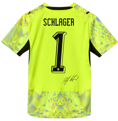 Alexander Schlager Matchworn Trikot (RKS-AUT)