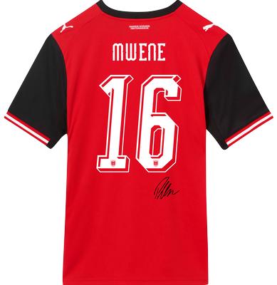 Phillipp Mwene Matchworn Trikot (AUT-ISR) Phillipp Mwene Matchworn Trikot (AUT-ISR)