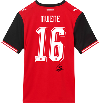 Phillipp Mwene Matchworn Trikot (AUT-ISR)