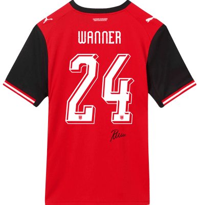 Paul Wanner Matchworn Trikot Paul Wanner Matchworn Trikot