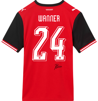 Paul Wanner Matchworn Trikot (AUT-ALG) - Zusatzauktion