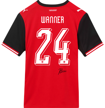 Paul Wanner Matchworn Trikot (AUT-ALG) - Zusatzauktion