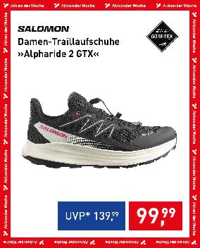Salomon Damen-Traillaufschuhe »Alpharide 2 GTX«, Aktion der Woche für € 99,99 statt € 139,99