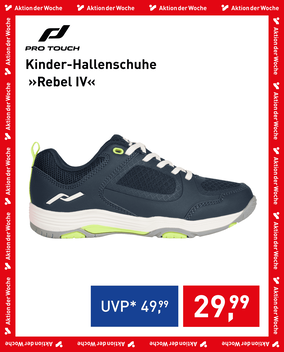 Pro Touch Kinder-Hallenschuhe »Rebel IV″« in Dunkelblau, Aktion der Woche für € 29,99 statt € 49,99