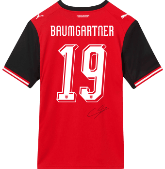 Christoph Baumgartner Matchworn Trikot