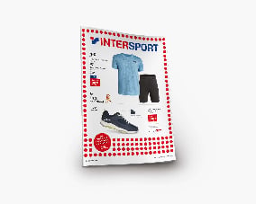 Titelseite des INTERSPORT Flugblatt vom 19. August 2026 mit allerlei Sportartikeln zum Schulstart.