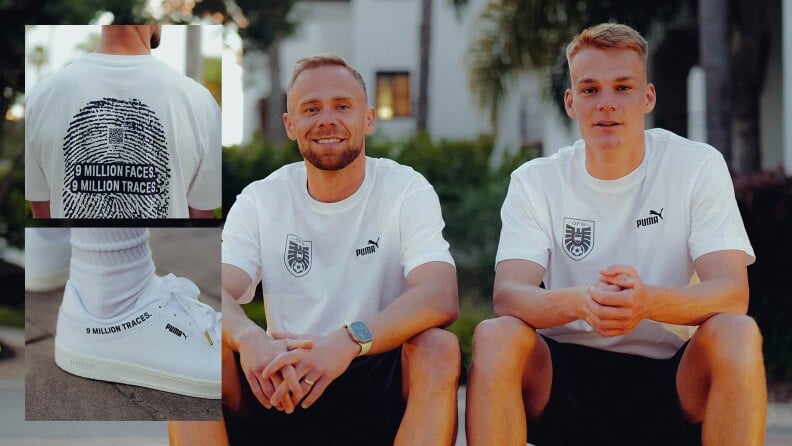 Die limitierte ÖFB Kollektion „9 Million Faces, 9 Million Traces“ feiert die Vielfalt Österreichs und all jene Wege, die unseren Fußball prägen.