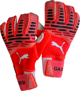 Alexander Schlager Matchworn Torwarthandschuhe