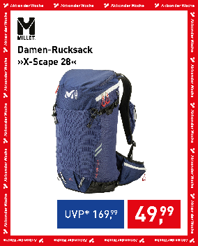 Millet Damen-Rucksack »X-Scape 28« in Dunkelblau, Aktion der Woche für € 49,99 statt € 169,99
