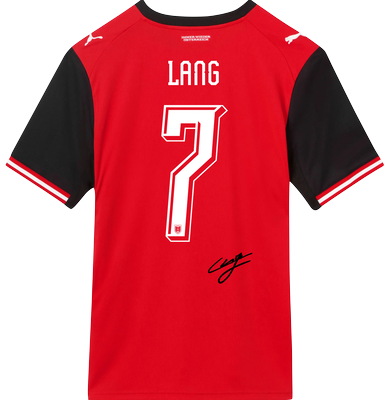 Christoph Lang Matchworn Trikot (AUT-ISR)