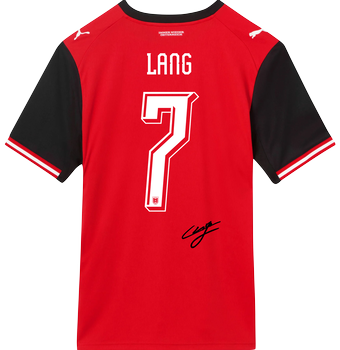 Christoph Lang Matchworn Trikot (AUT-ISR)