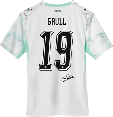 Marco Grüll Matchissued Trikot (IRL-AUT)