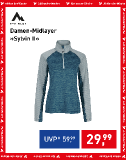 McKINLEY Damen-Midlayer »Sylvin II« in Blau-Grau, Aktion der Woche für € 29,99 statt € 59,99