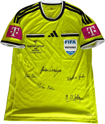 Signiertes Cupfinale Schiedsrichter-Trikot