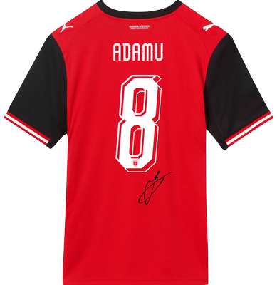 Junior Adamu Matchworn Trikot (AUT-RKS) Junior Adamu Matchworn Trikot (AUT-RKS)