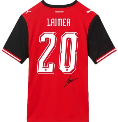 Konrad Laimer Matchworn Trikot Konrad Laimer Matchworn Trikot