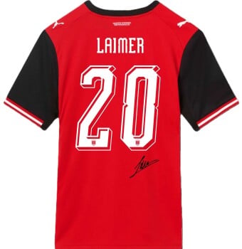 Konrad Laimer Matchworn Trikot
