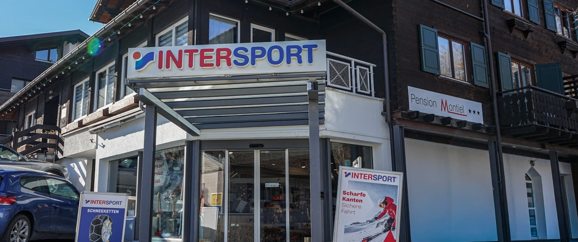 INTERSPORT Montafon Tschagguns Außenansicht.