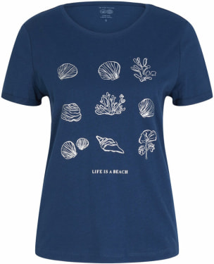 Crew Neck Print női póló rövid ujjú