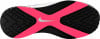 Laufschuhsohle von Nike mit pinken Streifen und schwarzen quadratischen Mustern.