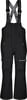 Schwarze Skihose mit Latz und Active Rebel Logo.