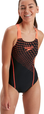Speedo MEDLEY LOGO MDLT női úszóruha 80% rec. NY, 20% EA