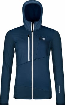 Ortovox Fleece Grid Fleecejacke mit Kapuze
