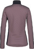Rückseite eines Damen-Langarmshirts mit geometrischem Muster.