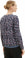 TOM TAILOR Printed V-Neck női hossztú ujjú blúz