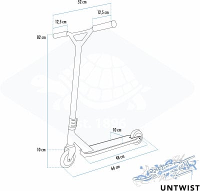 Schildkröt Stunt Untwist Scooter