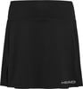 Schwarzer Damen-Tennisrock von HEAD mit dezentem Logo.